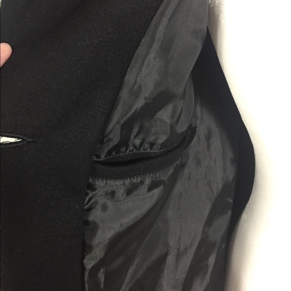 Weather Tamer Jacket Medium Black Wool Mix Womens - Picture 7 of 10